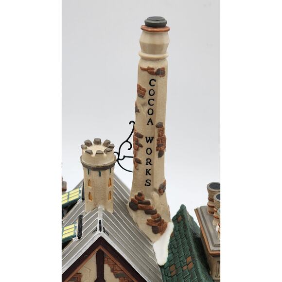 Department 56 Glendun Cocoa Works 58478 Dickens Village Illuminated Original Box - Picture 12 of 16